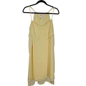 BCBGeneration Pale Lemon Cocktail Dress Size Large